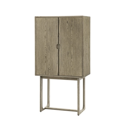 Gallery Direct Craft Cocktail Cabinet Smoked Gallery Direct Craft Cocktail Cabinet Smoked