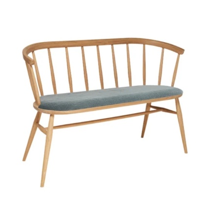 Ercol 4342 Heritage Loveseat With Seat Pad