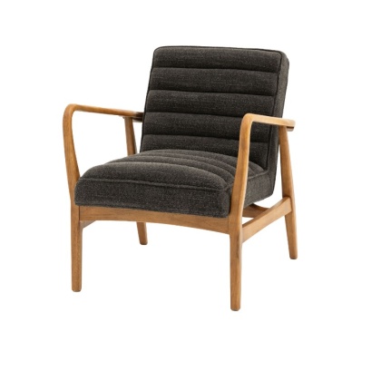 Gallery Direct Datsun Chair Charcoal Boucle Gallery Direct Datsun Chair Charcoal Boucle