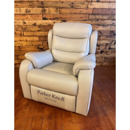 Parker Knoll Michigan Power Recliner Chair - Leather Como Dove Parker Knoll Michigan Power Recliner Chair - Leather Como Dove