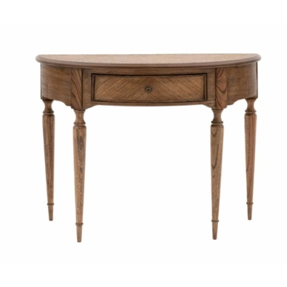 Gallery Direct Highgrove Demi Lune Table Gallery Direct Highgrove Demi Lune Table