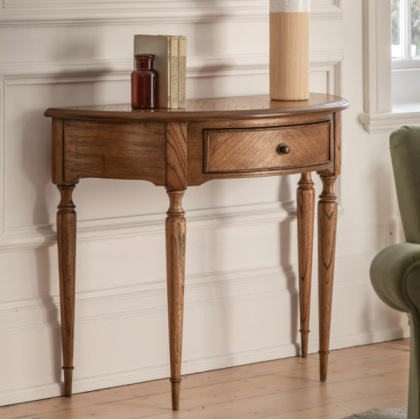 Gallery Highgrove Demi Lune Table