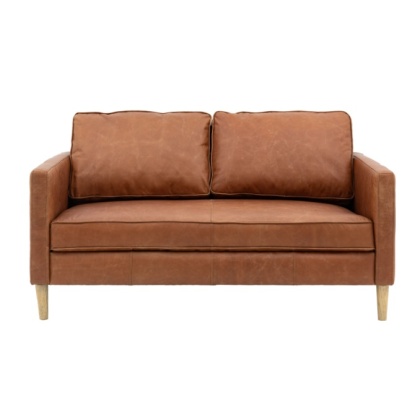 Gallery Direct Osborne 2 Seater Sofa Vintage Brown Leather Gallery Direct Osborne 2 Seater Sofa Vintage Brown Leather