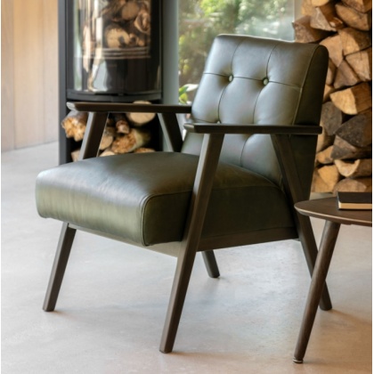 Gallery Blackhall Armchair Heritage Green Leather