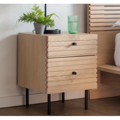 Gallery Okayama 2 Drawer Bedside