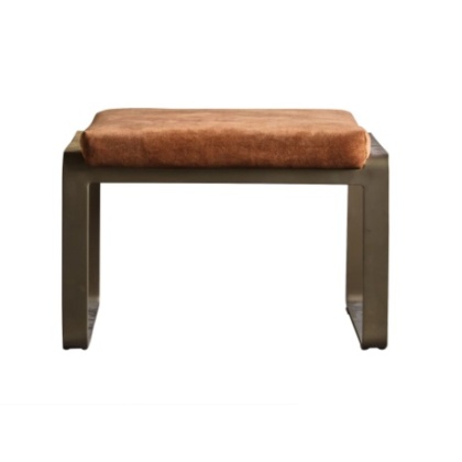 Gallery Direct Fabien Footstool Ochre Gallery Direct Fabien Footstool Ochre