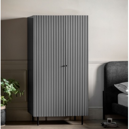 Gallery Buckhurst 2 Door Wardrobe Grey