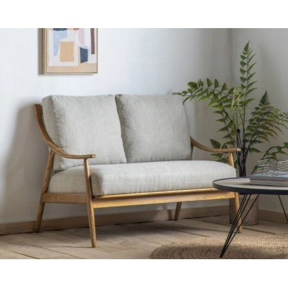Gallery Reliant 2 Seater Sofa Dark Natural Linen