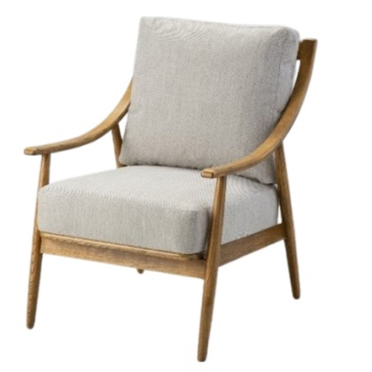 Gallery Direct Reliant Armchair Natural Linen Gallery Direct Reliant Armchair Natural Linen