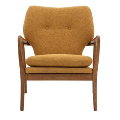 Gallery Jensen Armchair Ochre Gallery Jensen Armchair Ochre