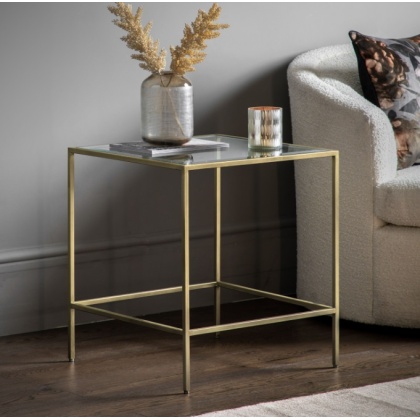 Gallery Rothbury Side Table Champagne
