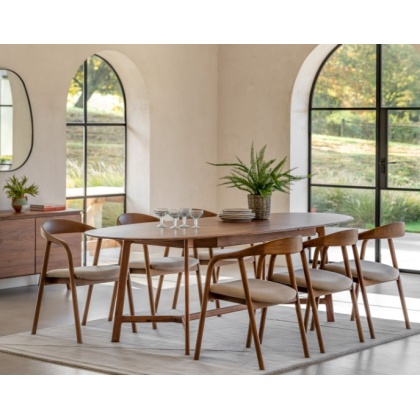 Gallery Madrid Extending Dining Table Walnut
