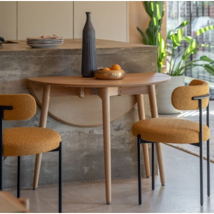 Gallery Hatfield Folding Dining Table Natural