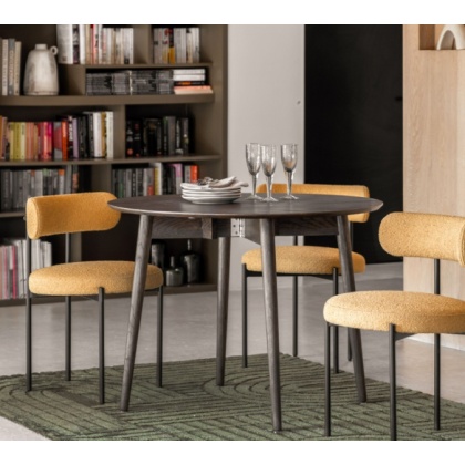 Gallery Hatfield Folding Dining Table Smoked