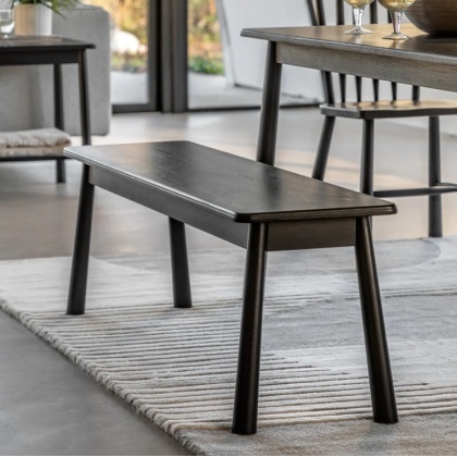 Gallery Direct Wycombe Dining Bench Black