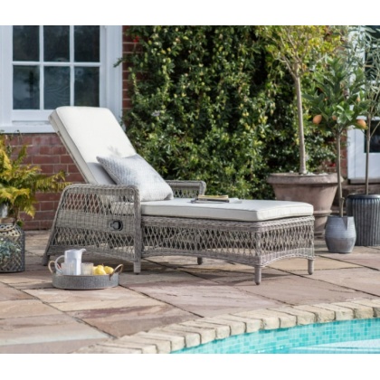 Gallery Direct Menton Country Lounger Stone Gallery Direct Menton Country Lounger Stone