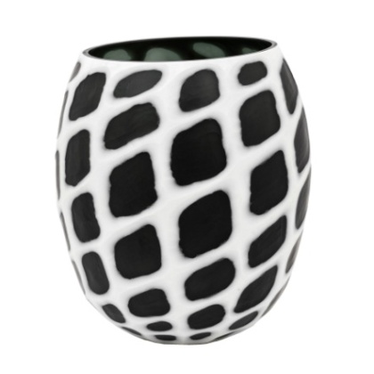 Valencia Handblown Carved Mono Glass Vase Large Valencia Handblown Carved Mono Glass Vase Large