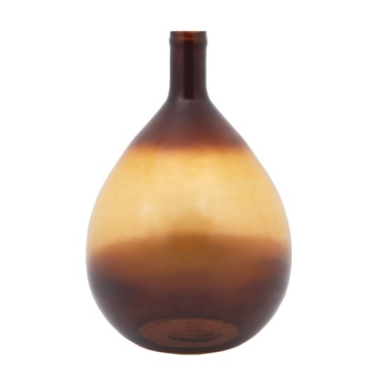 Rueda Giant Glass Bottle Vase Amber Rueda Giant Glass Bottle Vase Amber