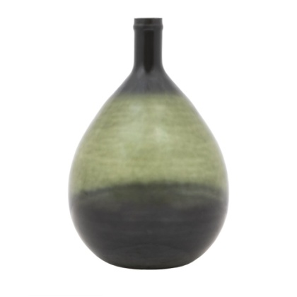 Rueda Giant Glass Bottle Vase Olive Rueda Giant Glass Bottle Vase Olive