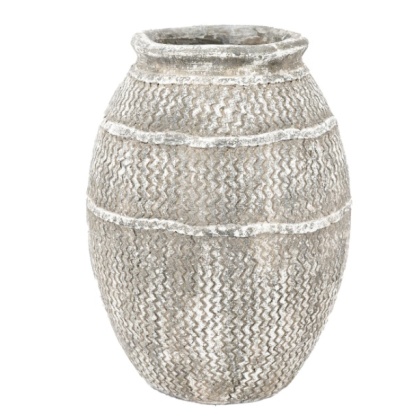 Zante Vase Small Antique Grey Zante Vase Small Antique Grey