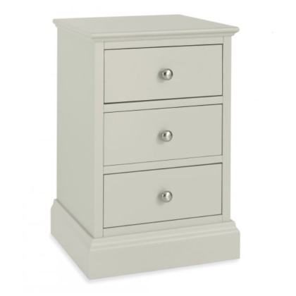 Bentley Designs Ashby Soft Grey 3 Drawer Nightstand Bentley Designs Ashby Soft Grey 3 Drawer Nightstand