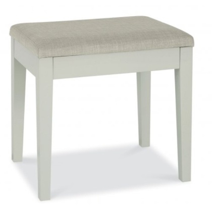 Bentley Designs Ashby Soft Grey Stool - Pebble Grey Fabric Bentley Designs Ashby Soft Grey Stool - Pebble Grey Fabric