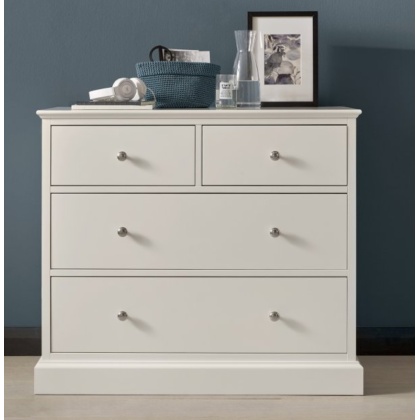 Bentley Designs Ashby White 2+2 Drawer Chest