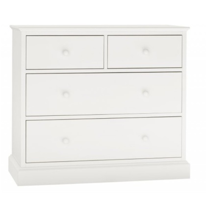 Bentley Designs Ashby White 2+2 Drawer Chest Bentley Designs Ashby White 2+2 Drawer Chest