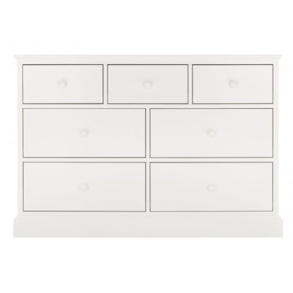 Bentley Designs Ashby White 3+4 Drawer Chest Bentley Designs Ashby White 3+4 Drawer Chest