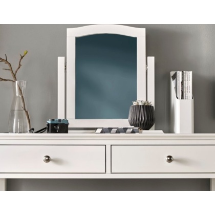 Bentley Designs Ashby White Vanity Mirror