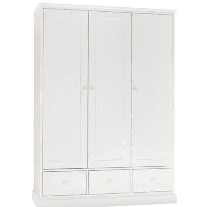 Bentley Designs Ashby White Triple Wardrobe Bentley Designs Ashby White Triple Wardrobe