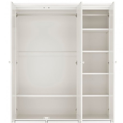 Bentley Designs Ashby White Triple Wardrobe