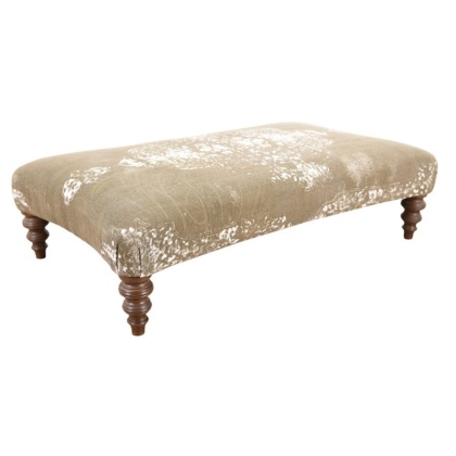 Tetrad Jacaranda Curved Plain Top Stool - Bagru