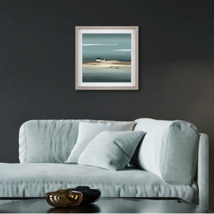 Azure Framed Art