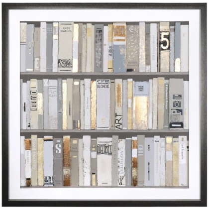 The Library Framed Canvas