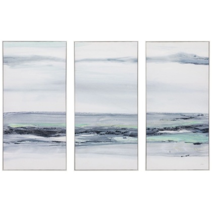Clouded View Framed Canvas Set of 3
