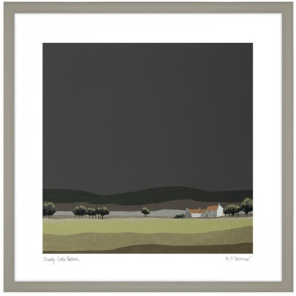 Shady Oaks Pasture Framed Art