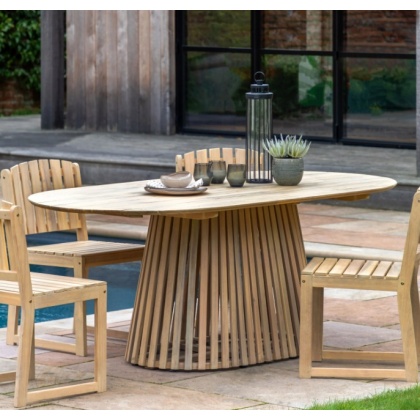Gallery Rialto Oval Dining Table 6 Seater