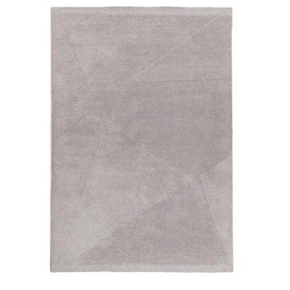 Duffryn Lambswool Rug – Large Grey Tufted Wool Rug Duffryn Lambswool Rug – Large Grey Tufted Wool Rug