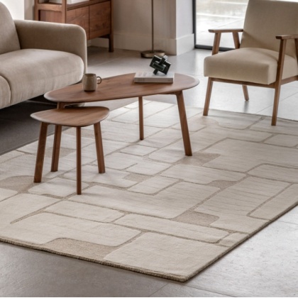 Montauk Tufted Graphic Rug Large