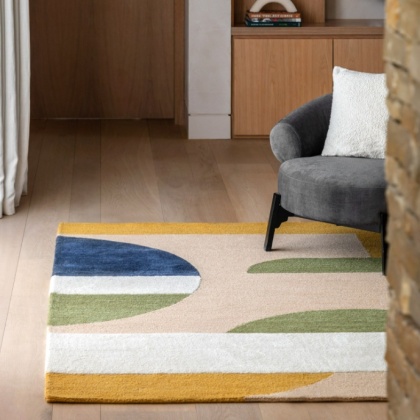 Fulton Geo Wool Rug Large
