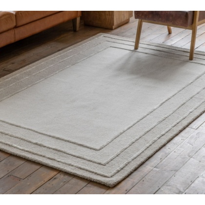Ithaca Tonal Border Rug Large