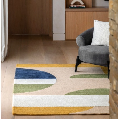 Fulton Geo Wool Rug Small