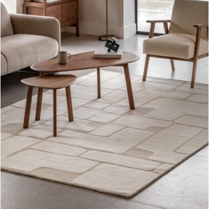 Montauk Tufted Graphic Rug Small