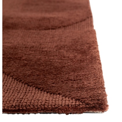 Large Cortland Block Rug in Nutmeg – Abstract Geometric Design