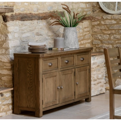  Gallery Direct Hardwick 3 Door 3 Drawer Sideboard