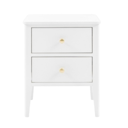 Gallery Direct Acton 2 Drawer Bedside White