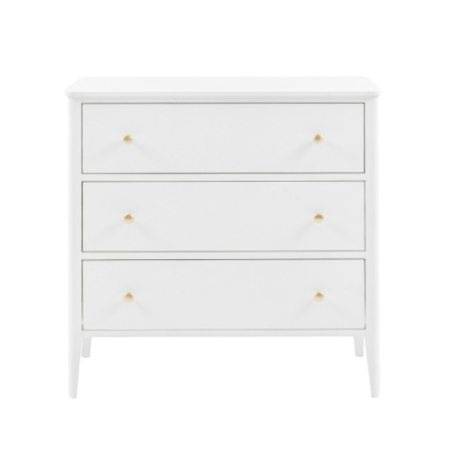Gallery Direct Acton 3 Drawer Chest White Gallery Direct Acton 3 Drawer Chest White