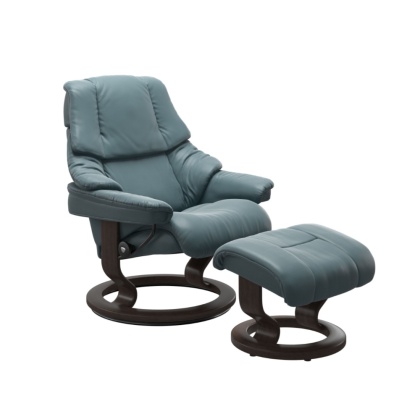 Stressless Reno Chair & Stool Classic Base - 3 Colours & Sizes - Black Friday Promo
