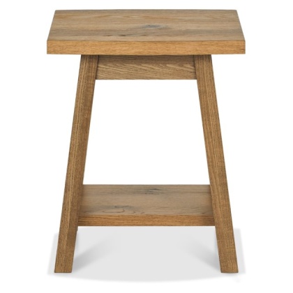 Bentley Designs Camden Rustic Oak Lamp Table